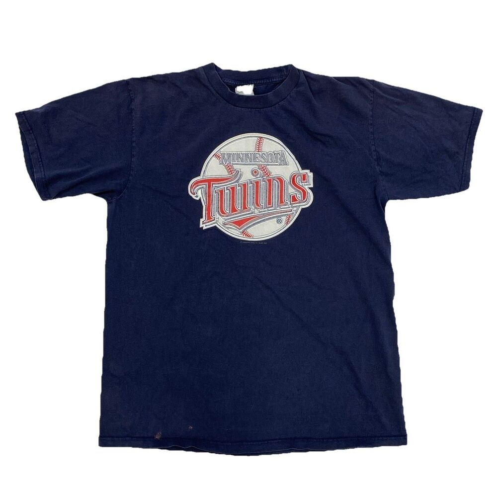 VTG 2001 Minnesota Twins T-Shirt Lee Sports VF MLB Baseball Tee Large